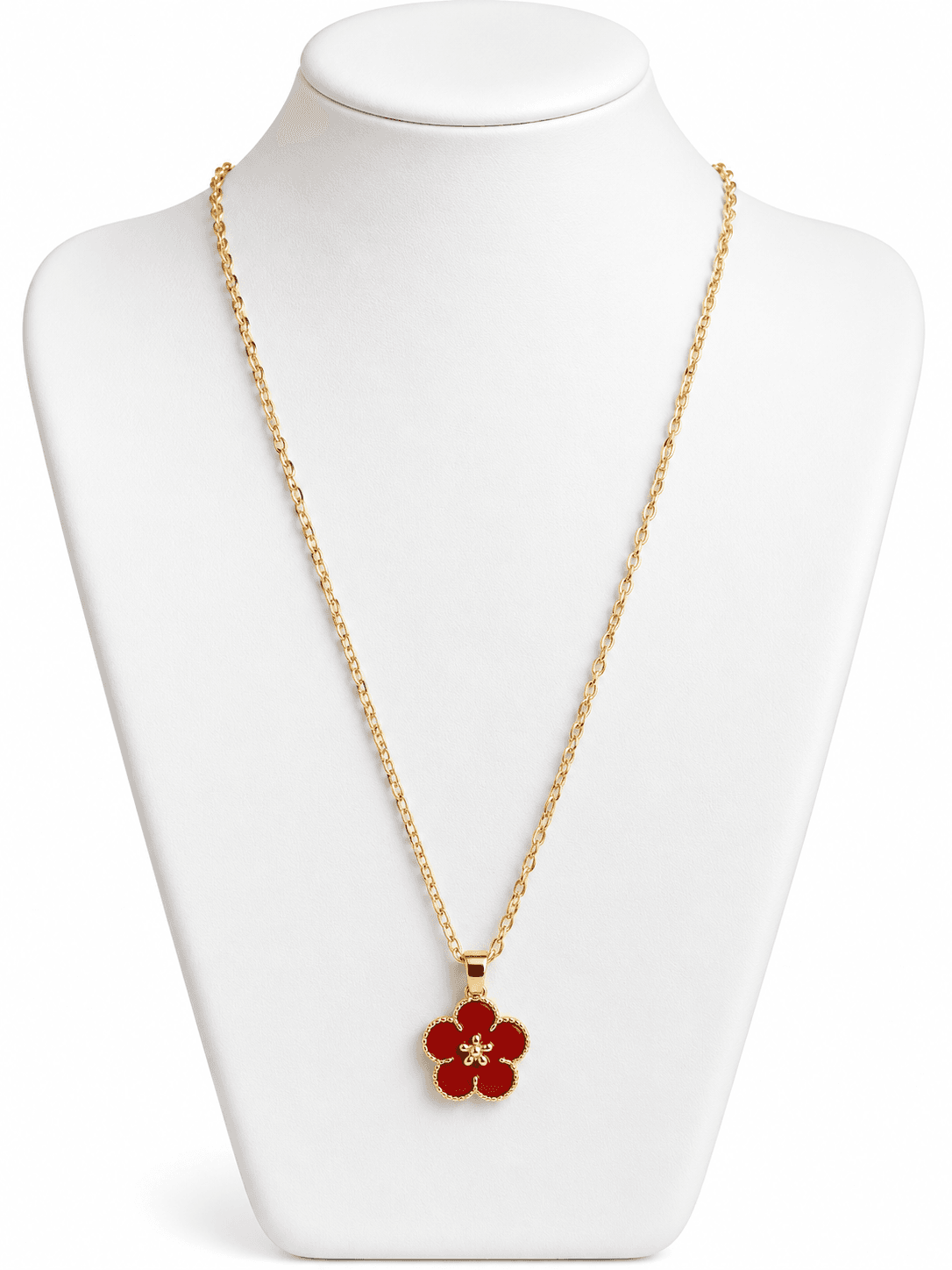 0029 | Red Blossom – Necklace